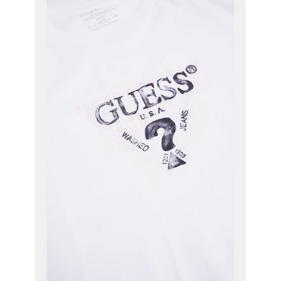 Guess Ανδρική κοντομάνικη μπλούζα Geo Triangle Tee